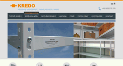 Desktop Screenshot of kredo-regaly.cz